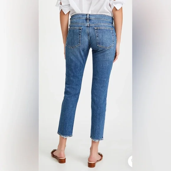 VGUC rag & bone dre low-rise slim boyfriend jeans in colour Star City - Picture 2 of 16